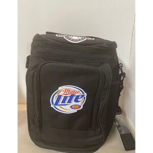 Miller Lite Washington Nationals Insulated Cooler Bag Black with Shoulder strap